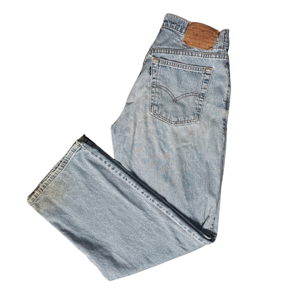 Women’s Levi’s 565 Wide Leg Low Rise Light Wash Denim Jeans